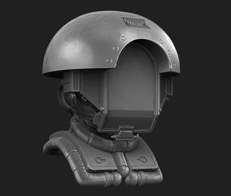 3D printable - Hardhat