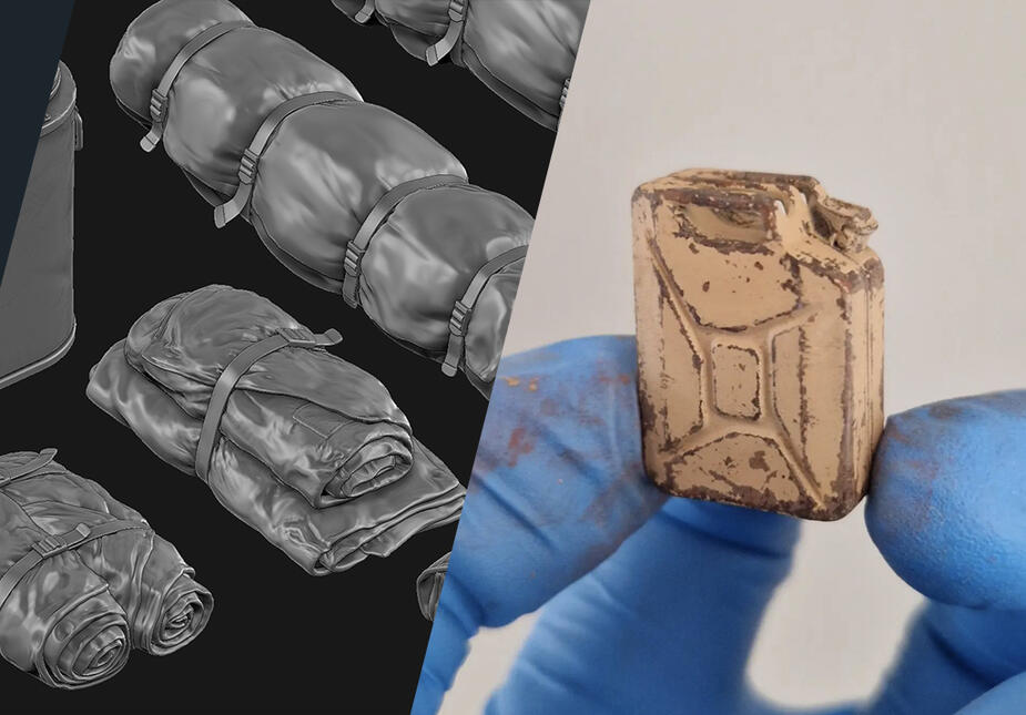 3D printable - Props & stowage pack A