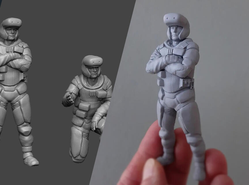 3D printable - Pilot A